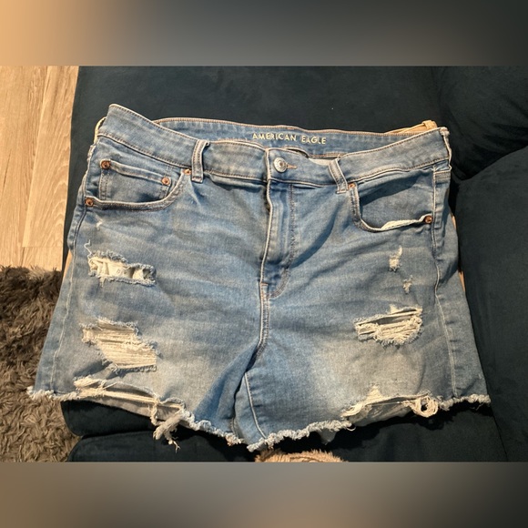 American Eagle Outfitters Pants - Denim midi shorts